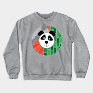 Panda & bamboo (Full size) Crewneck Sweatshirt